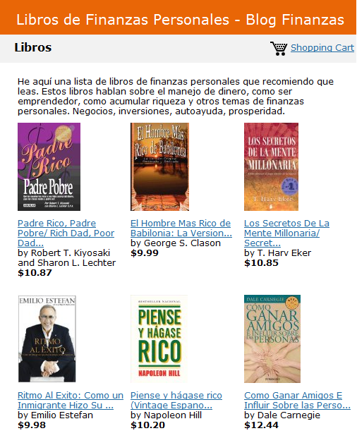 Libros de Finanzas