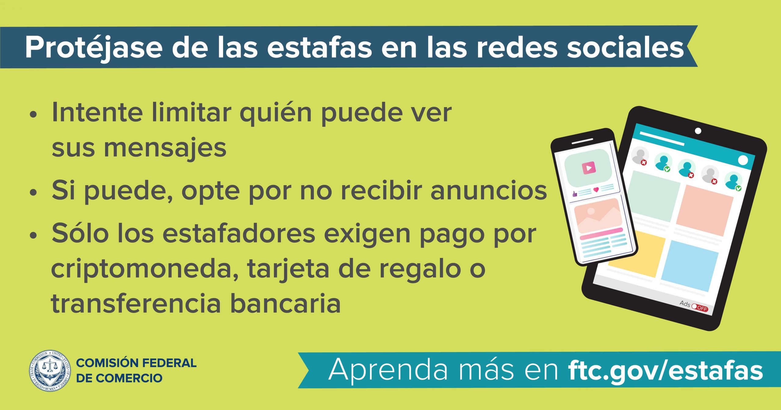 FTC: ¿Te estafaron en los medios sociales? No eres el único